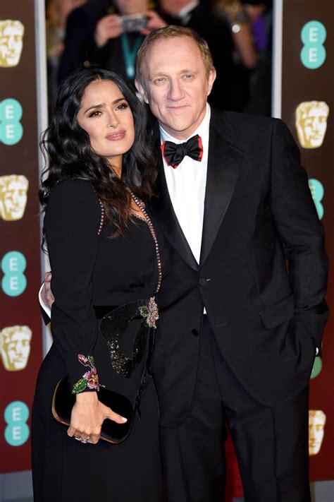 Salma Hayek y François.